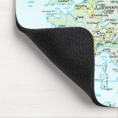 Europa-Karte Mousepad (Ecke)
