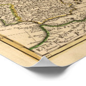 Europa-Karte Poster (Ecke)