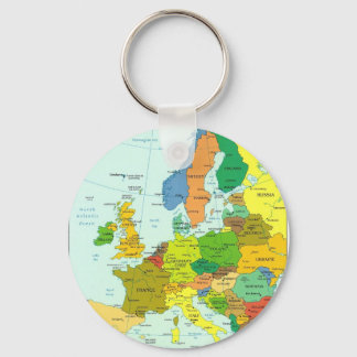 Europa-Karte Schlüsselanhänger