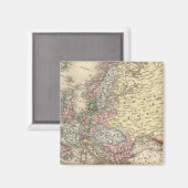 Europa-Karte von Mitchell Magnet (Vorderseite/Rückseite)