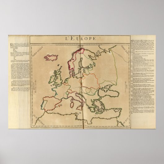 Europa-Klima Poster (Vorne)