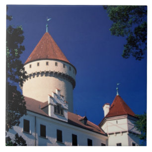 Europa, Konopiste Schloss, Tschechische Republik, Fliese