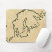 Europa Kontur 2 Mousepad (Mit Mouse)