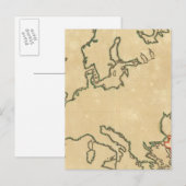 Europa Kontur 2 Postkarte (Vorne/Hinten)