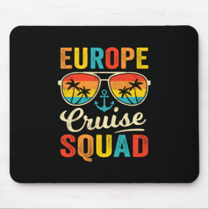 Europa-Kreuzfahrt-Gruppe 2025 Europäische zusammen Mousepad