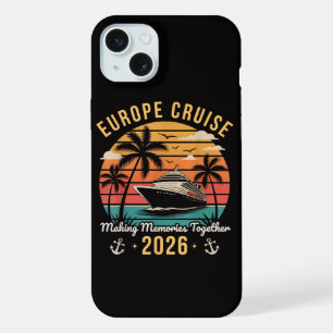 Europa-Kreuzfahrt-Truppe 2026 Familie passende Url iPhone 15 Plus Hülle