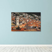 Europa, Kroatien. Die mittelalterliche, ummauerte  Leinwanddruck (Insitu (Holzboden))