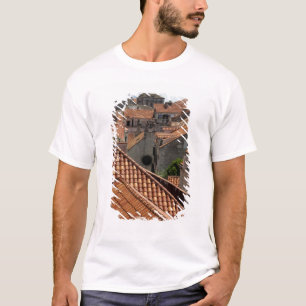 Europa, Kroatien. Mittelalterliche Stadtmauer von T-Shirt