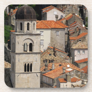 Europa, Kroatien. Mittelalterliche Stadtmauer von Untersetzer