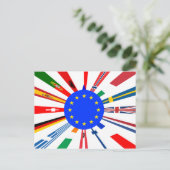 Europa, Land der aufsteigenden Sonne Postkarte (Stehend Vorderseite)