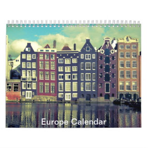 Europa Landschaft Architektur Kalender