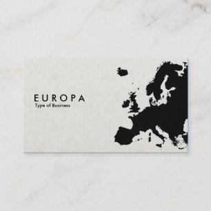 EUROPA - Leinwand Stilvoll Visitenkarte