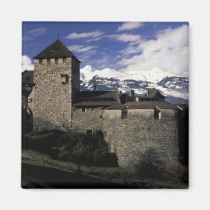 Europa, Liechtenstein, Vaduz. Schloss Vaduz, 2 Magnet