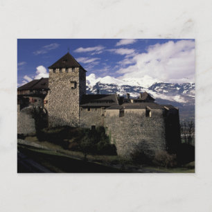 Europa, Liechtenstein, Vaduz Schloss Vaduz, 2 Postkarte