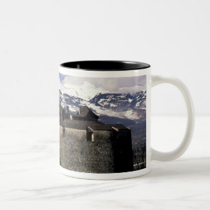 Europa, Liechtenstein, Vaduz. Schloss Vaduz, 2 Zweifarbige Tasse