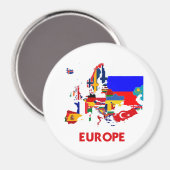 EUROPA MAGNET (Vorderseite/Rückseite)