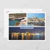 Europa - Malta - Peter d Pool - Mnajdra - Postkarte (Vorne/Hinten)