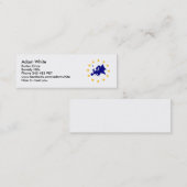 Europa Mini Visitenkarte (Vorne/Hinten)