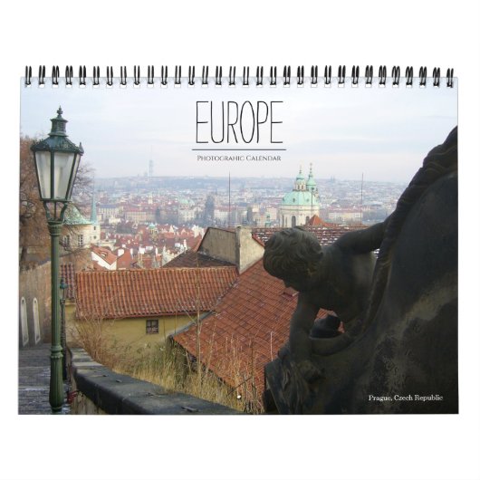 Europa (mit Standorten) 2026 Kalender (Titelbild)