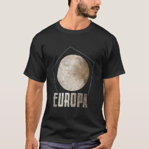 Europa Moon Jupiter Planet Solar System Astronomie T-Shirt