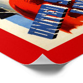 Europa nach Amerika ~ Vereinigte Staaten Poster (Ecke)