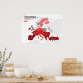 Europa nach Anders Breivik Poster (Küche)