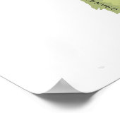 Europa nach Bulgarien Poster (Ecke)