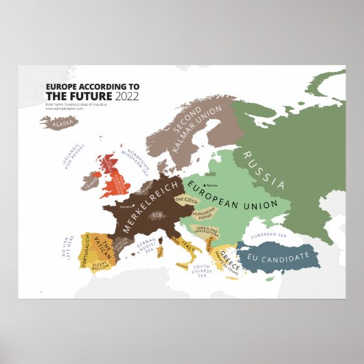 Europa nach der Zukunft 2022 Poster (Vorne)