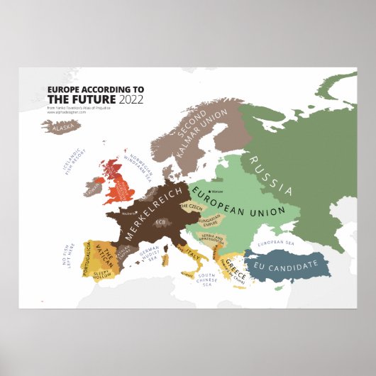 Europa nach der Zukunft 2022 Poster (Vorne)