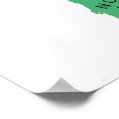 Europa nach Lettland Poster (Ecke)