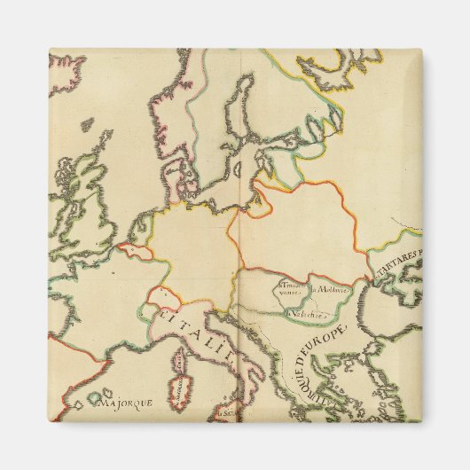 Europa nach Religion 2 Magnet (Vorne)