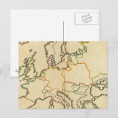 Europa nach Religion 2 Postkarte (Vorne/Hinten)