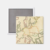 Europa nach Religion Magnet (Vorderseite/Rückseite)