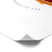 Europa nach Spanien Poster (Ecke)