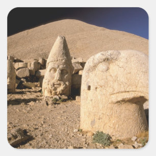 Europa, Naher Osten, Türkei, Nemrut Dagi Kahta 2 Quadratischer Aufkleber