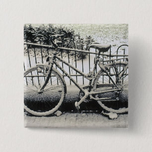 Europa, Niederlande, Amsterdam. Ein Button