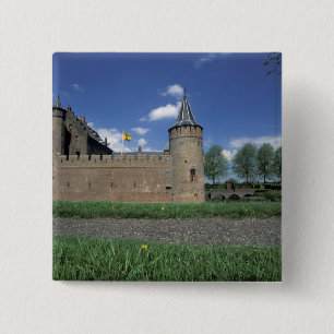 Europa, Niederlande, Muiden Muiden Castle Button