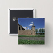 Europa, Niederlande, Schloss Muiden Button (Vorne & Hinten)