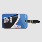 Europa - Nordamerika Kreuzfahrtschiff kommerziell Gepäckanhänger (Vorderseite (Horizontal))