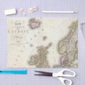 Europa Nordwest Seidenpapier (Handwerk)