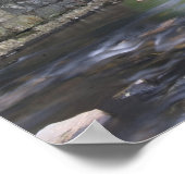 Europa, Norwegen. Steinbrücke - Weg nach Bergen Poster (Ecke)