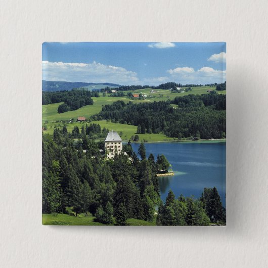 Europa, Österreich, Fuschl. Schloss Fuschl Button (Vorderseite)