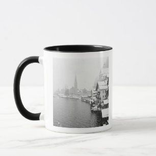 Europa, Österreich, Hallstat. Stadtansicht im Schn Tasse