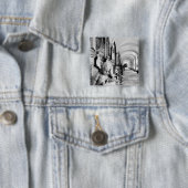 Europa, Österreich, Salzburg. Cherub und Denkmal 2 Button (Beispiel)