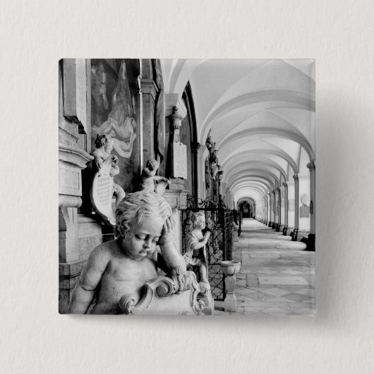 Europa, Österreich, Salzburg. Cherub und Denkmal 2 Button (Vorderseite)