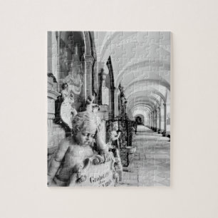 Europa, Österreich, Salzburg. Cherub und Denkmal 2 Puzzle
