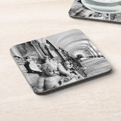 Europa, Österreich, Salzburg. Cherub und Denkmal 2 Untersetzer (Linke Seite)