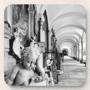 Europa, Österreich, Salzburg. Cherub und Denkmal 2 Untersetzer