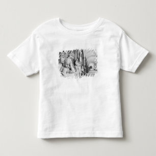 Europa, Österreich, Salzburg. Cherub und Denkmal Kleinkind T-shirt