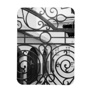 Europa, Österreich, Salzburg. Metalltor, Magnet